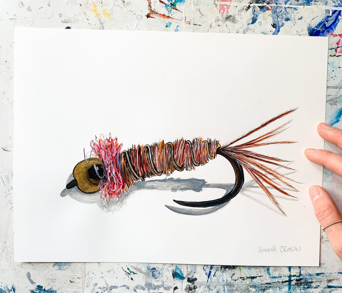 Salmon Fly 1.0 – Hannah Croteau art
