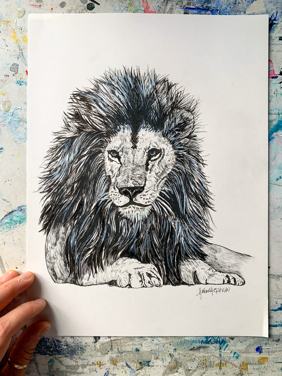 Ink lion