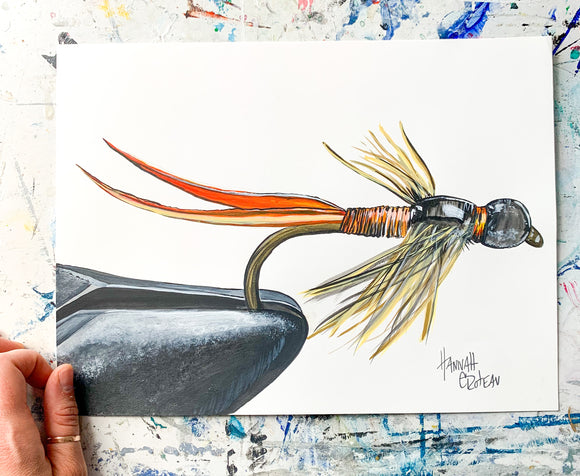 Fishing Originals – Hannah Croteau art
