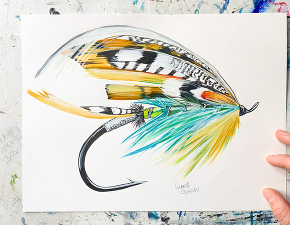 Salmon Fly 1.0 – Hannah Croteau art